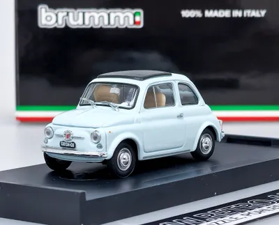 Image de Fiat 500F - Bleu clair Brumm 1:43