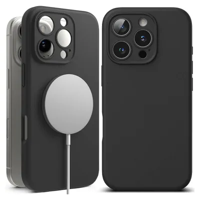 Immagine prodotto di Ringke Silicone Magnetico Magsafe Iphone 16 Pro Max Nero