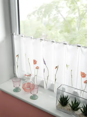 Produktbild von Gardinia Caféhausstange Meran Ø 8/10 mm edelstahl-optik 60 - 100 cm