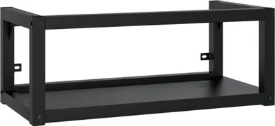 Obrázok produktu pre vidaXL Kúpeľňový nástenný stojan na umývadlo Black 79x38x31 cm Iron