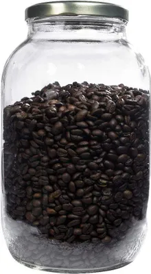 Produktbild von Famanu Fermentationsglas 3400 ml - Transparent mit goldenem Deckel