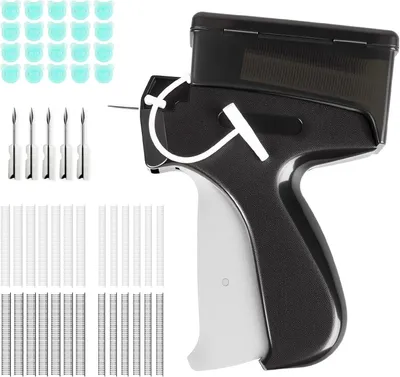 Imagen del producto de TRANKIELO® - Mini máquina de coser con 5 agujas y 3000 sujetadores – Etiquetadora compacta y ligera