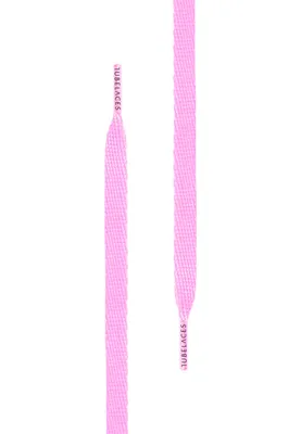 Productafbeelding van Veters voor schoenen, Urban Classics, wit, plat, lavendelkleurig - 90 cm