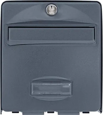 Image de Boîte aux lettres BARRITOS BURG WACHTER BALTHAZAR - Sur pied - Acier galvanisé - Anthracite
