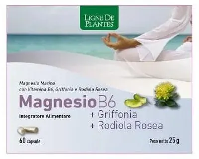 Produktbild von MAGNESIUM B6 + GRIFFONIA + RHODIOLA, 60 Kapseln
