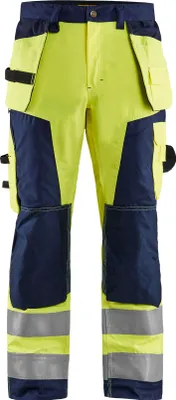 Produktbild von BLAKLÄDER® unisex Warnschutzhose 1568 gelb, marine Größe 23