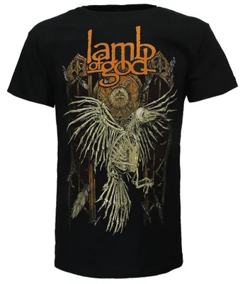 Produktbild von Lamm Gottes Krähenskelett T-Shirt - S