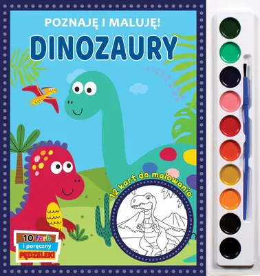 Obrázek produktu pro Poznaję i maluję. Dinozaury