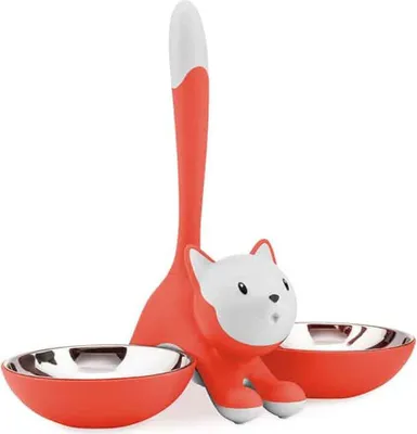 Produktbild von Alessi Tigrito Katzennapf-Rot-Orange