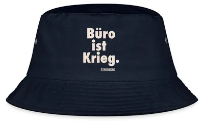 Produktbild von Spreadshirt Stromberg Spruch Büro Ist Krieg Fischerhut, S/M (Caps), Navy