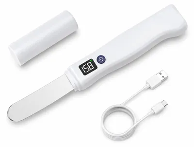 Produktbild von Beheiztes Buttermesser Edelstahl, elektrischer Butterstreicher für kalte Butter, Frischkäse und Marmelade, Küchen Gadget für Frühstück und Brot