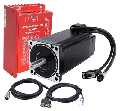 Imagen del producto de Kit de motor paso a paso Nema 34, 12,0 Nm, con controlador y cable