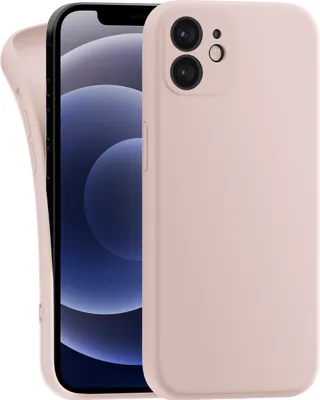 Produktbild von Hülle für Apple iPhone 12 Mini - Handyhülle mit Kameraschutz Cover aus Silikon in Rosa