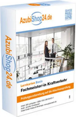 Produktbild von Lernkarten Fachmeister Kraftverkehr