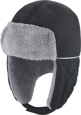 Produktbild von Result Winter Essentials - "Ocean" Trapper-Hut für Herren/Damen Uni PC5992 (L-XL) (Schwarz/Grau)