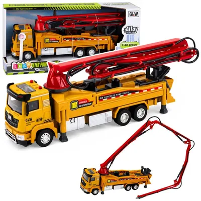 Produktbild von Betonpumpenwagen Modell 1:40 mit Licht, Sound, Wasser und Fahrfunktion