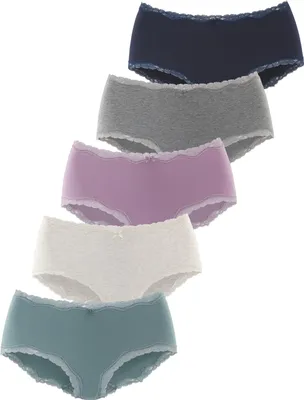 Produktbild von VIVANCE Taillenslip anthrazit meliert, beige meliert, flieder, eukalyptus, navy Größe 48/50