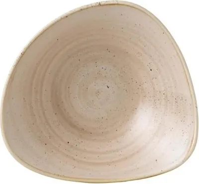 Produktbild von Churchill Stonecast Dreieckige Schüssel, Muskatcreme, 235 mm (12 Stück)