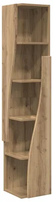 Zdjęcie produktu dla Szafka narożna vidaXL, 27,5 x 27 x 140 cm, płyta wiórowa, imitacja drewna dębowego "Artisan"