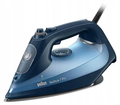 Produktbild von Braun TexStyle 7 Pro SI 7160 BL Dampfbügeleisen, 3000 W, mit Keramiksohle