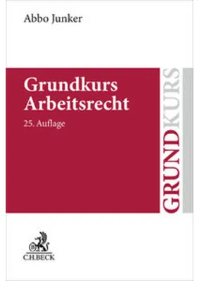 Produktbild von Grundkurs Arbeitsrecht