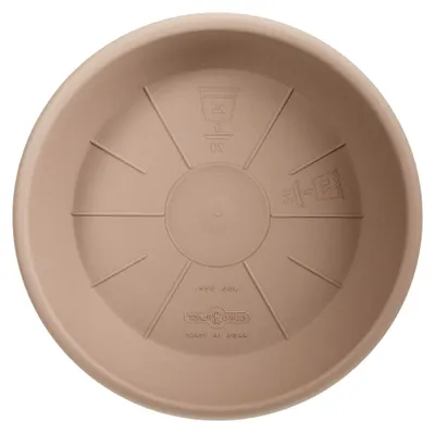 Produktbild von Untersetzer Medea 20 cm für Kübel Geo 20 cm, taupe
