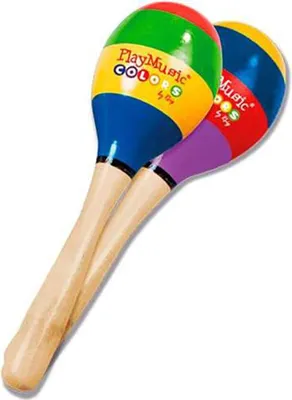 Image de CLAUDIO REIG Maracas en bois, Lithobox.