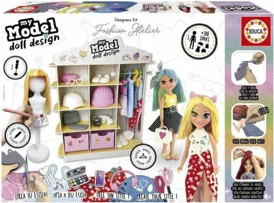 Zdjęcie produktu dla Zestaw kreatywny, Educa, Moja modelka, Projektowanie lalek, Studio mody