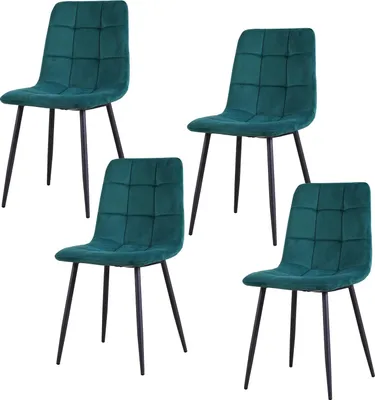 Produktbild von Stuhl Mesa Velvet 4er-Set