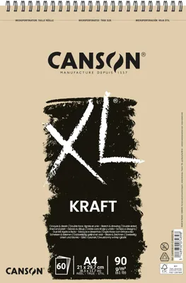 Image de CANSON Bloc de croquis et d'études XL Kraft, DIN A4