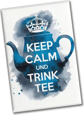 Produktbild von Keep calm und trink Tee Souvenir Souvenir Magnet