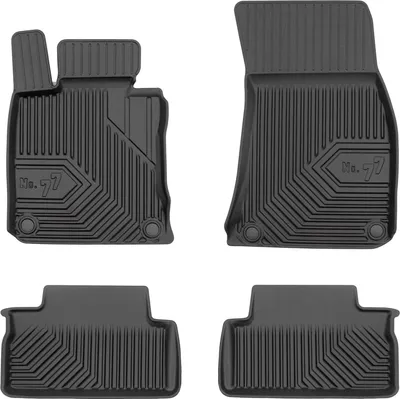 Immagine prodotto di Tappetini in gomma No.77 per BMW Serie 4 F33 2013-2020 TPE gomma nera 4 pezzi