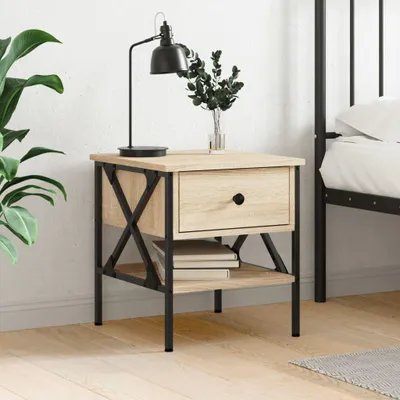 Immagine prodotto di vidaXL Comodino rovere Sonoma 40x42x45 cm materiale a base di legno