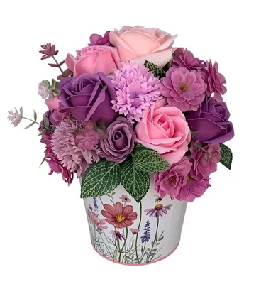 Produktbild von Anteros - Seifenblumenstrauß aus Seifenblumen Rosa