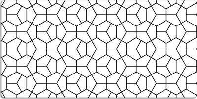 Produktbild von Schreibtischmatte Tischunterlage 90x45 cm Mauspad - Geometrische Formen