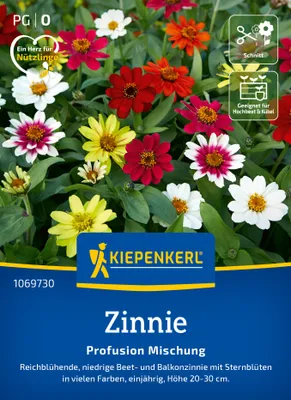 Produktbild von Kiepenkerl Zinniensamen Profusion 20 Pflanzen