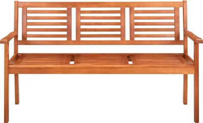 Immagine prodotto di Panchina da Giardino 3 Posti 150 cm Legno Massello di Eucalipto