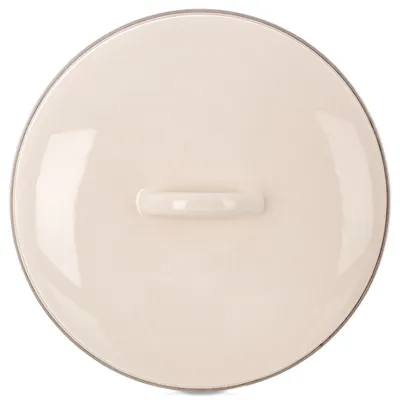 Obrázok produktu pre Orion | Pokrievka na hrniec - Ø 24 cm - Odolná do rúry - Smaltovaná oceľ - Smaltovaná pokrievka krémová