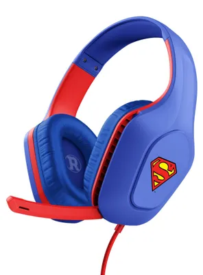 Image de Trust GXT 415SM Zirox Casque Avec fil Arceau Jouer Bleu, Rouge