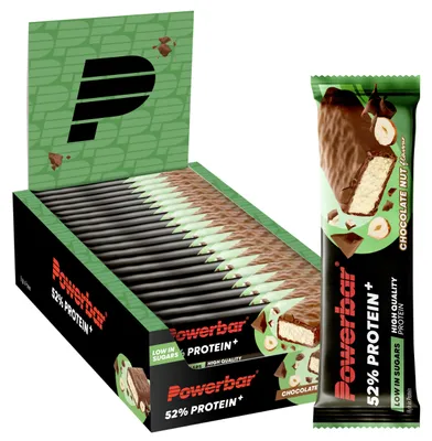 Image de PowerBar Protein Plus 52% HighPro. Noix de Chocolat 20x50g