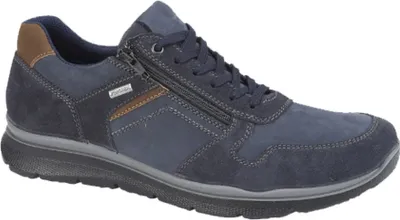 A single men's shoe is shown against a white background.