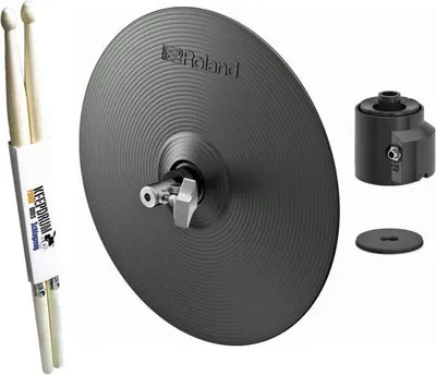 Zdjęcie produktu dla Roland VH-10 HiHat Pad do E-Drum 12 cali z pałeczkami