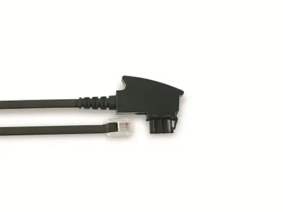 Obrázek produktu pro Goobay 50236, 3 m, TAE-F, RJ11, Černá, Samec, Samec