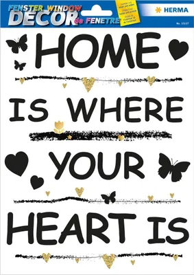 Produktbild von Herma DECOR Fensterbild Home is #