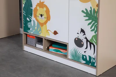 Obrázek produktu pro Šatní skříň dívky design ložnice šatní skříně dřevo