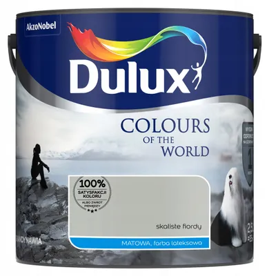 Produktbild von Latex Wandfarbe matt für Innenwände & Decken, Farbton Skaliste Fiordy, 2,5 L