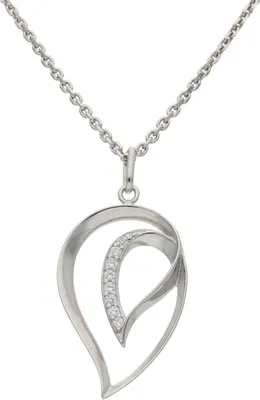 Produktbild von Kettenanhänger Silber 925 Zirkonia JL51-02-0063 JuwelmaLux