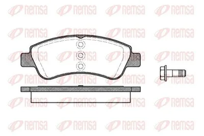 Produktbild von REMSA Bremsbeläge Satz Vorne Bremsklötze für OPEL Corsa F 0840.20