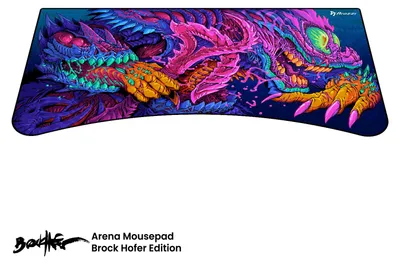 Image de Arozzi Arena Large Bureau Gaming - Tapis de Souris de Remplacement - 160 cm - Grime Dweller
