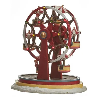 Produktbild von Weihnachtsfigur Jahrmarktgelände Riesenrad Rot